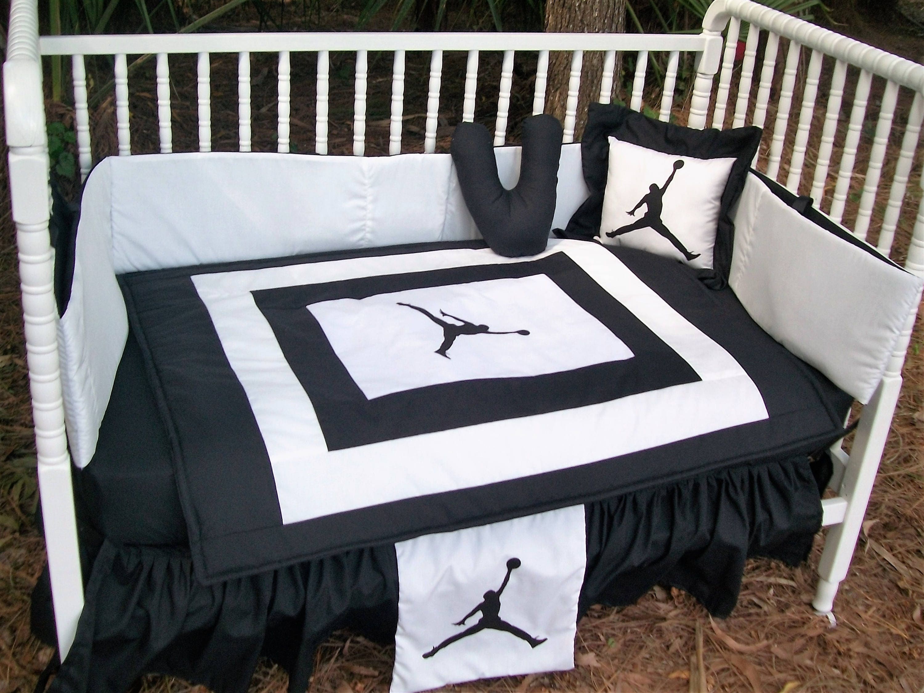 jordan crib bedding set