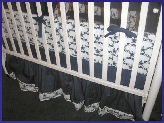 dallas cowboys crib bedding set