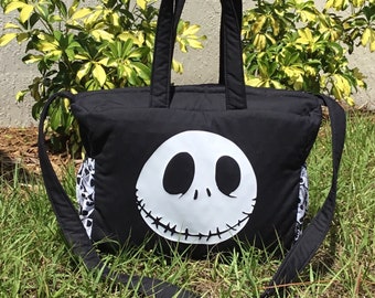 Nightmare before Christmas   JACK FACE DIAPER bag/tote By GraciegirlGifts