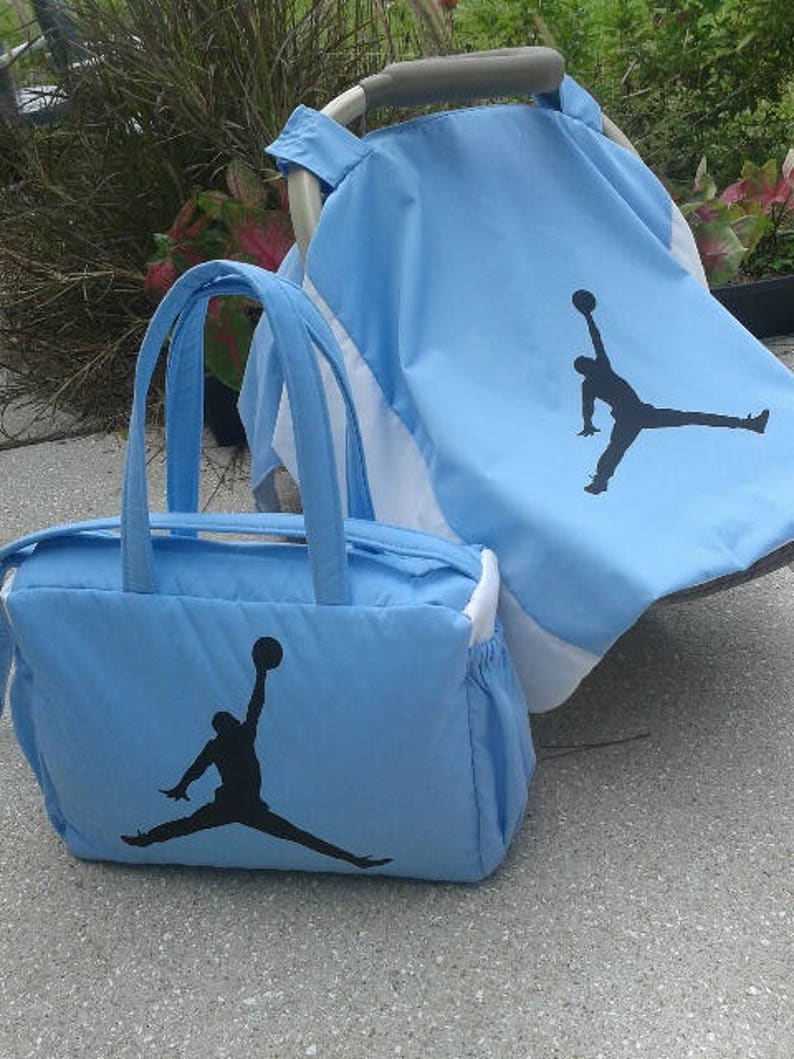 MICHAEL JORDAN DIAPER bag white/black Etsy