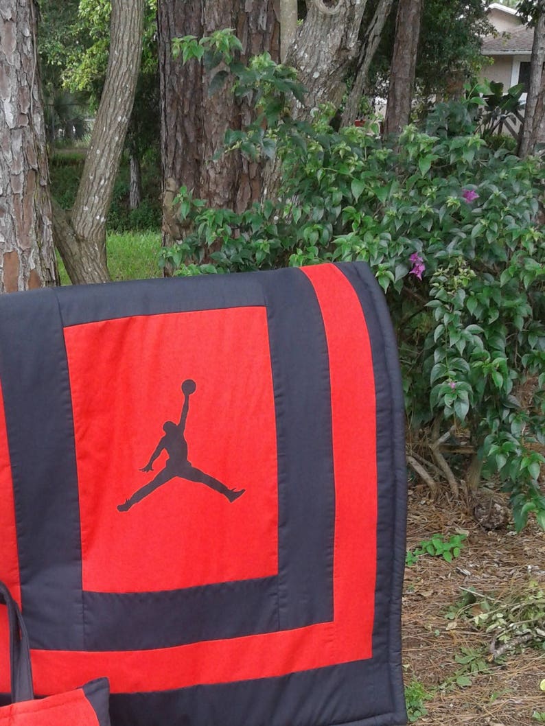 MICHAEL JORDAN basketball BABY blanket/quilt Etsy