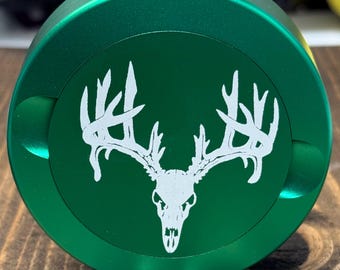 Estuche de nicotina con calavera de vaca grabada, estuche de aluminio, estuche discreto, estuche de viaje