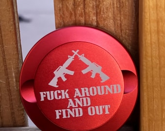 Estuche de aluminio grabado / Estuche de transporte discreto FAFO