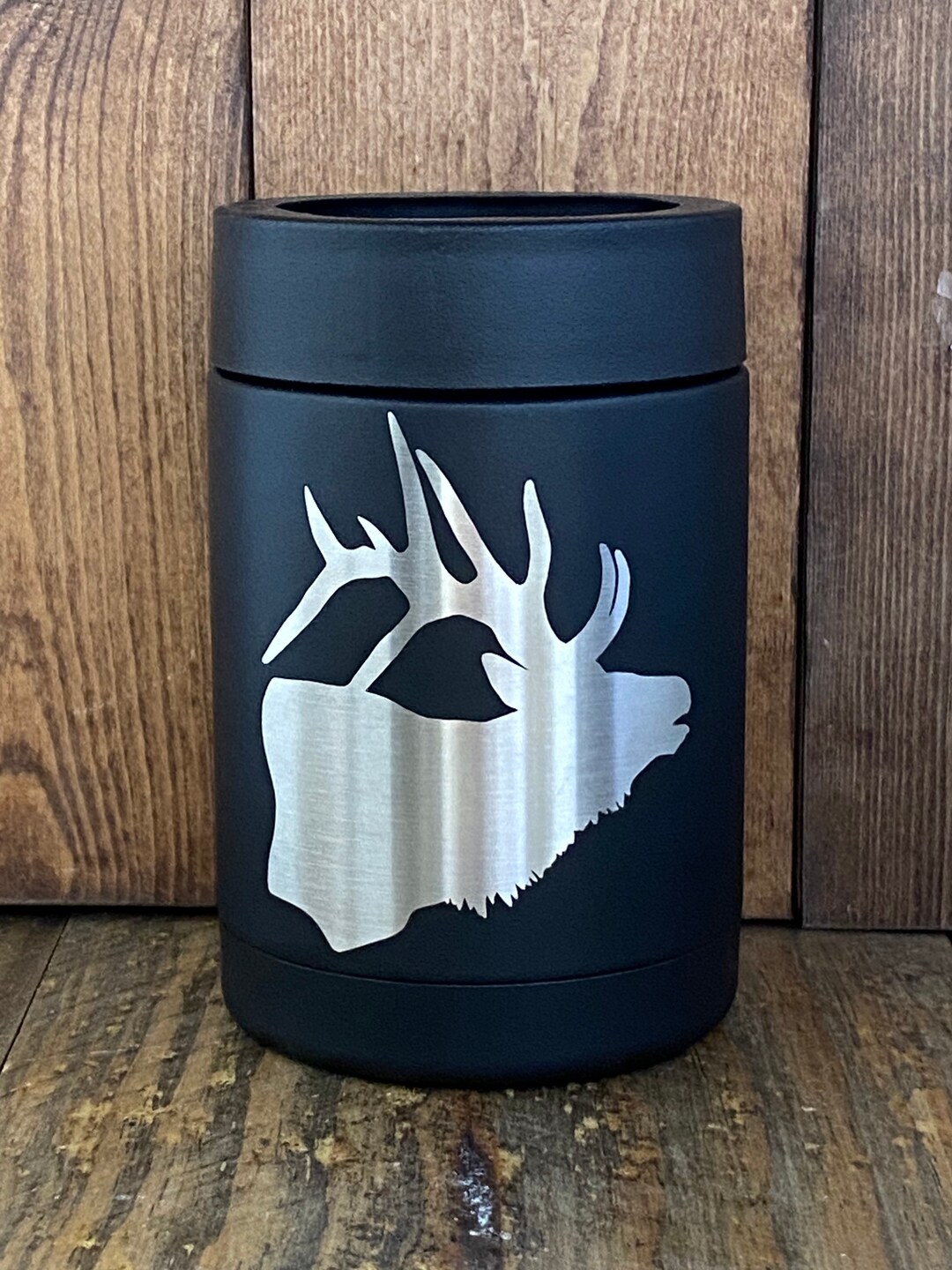 Elk Head Powder Coated Can Cooler Gift for Hunter Gun Etsy