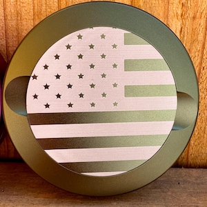 Zyn Nicotine Pouch Tin | Snus Tin | Engraved American Flag | Aluminum Nicotine Pouch Tin | Zyn Tin