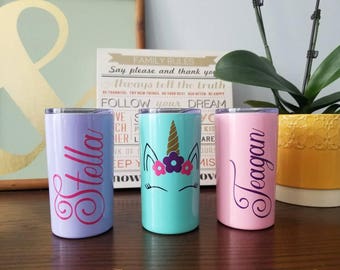 personalized kids cups etsy