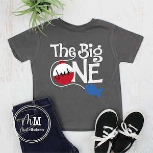 The Big One Fishing Birthday Shirt