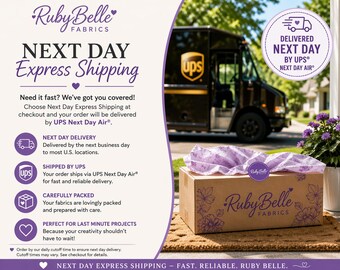Express shipping Next day delivery