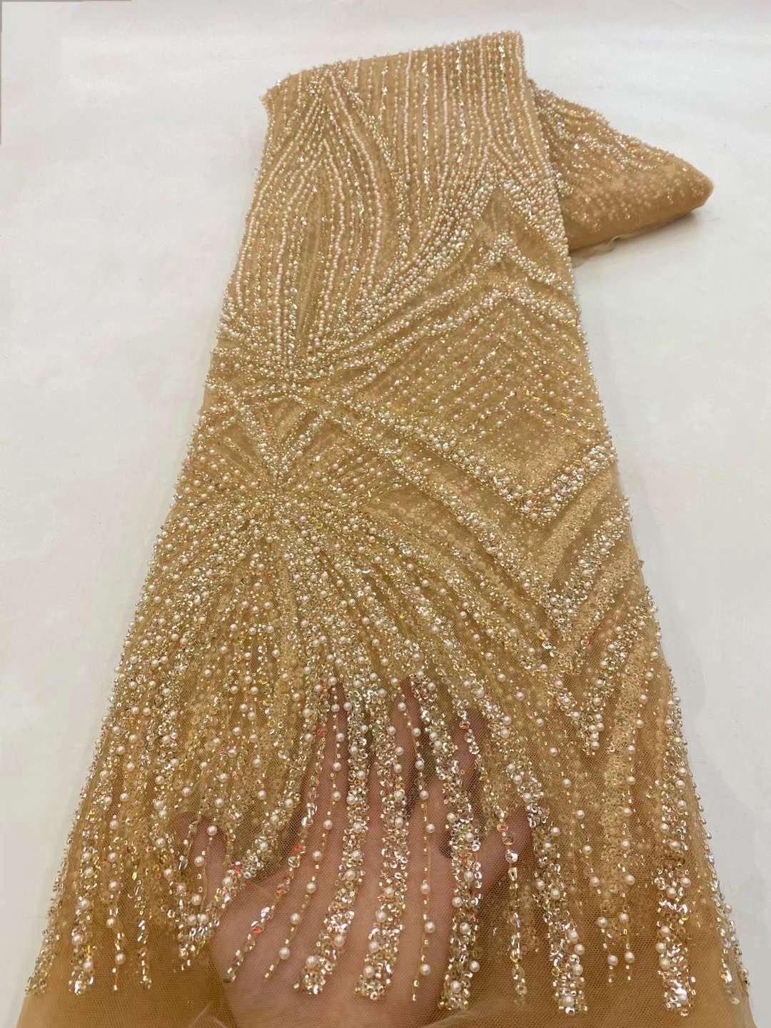 Beaded Gold Gown - Etsy Beaded Gold Gown - Etsy