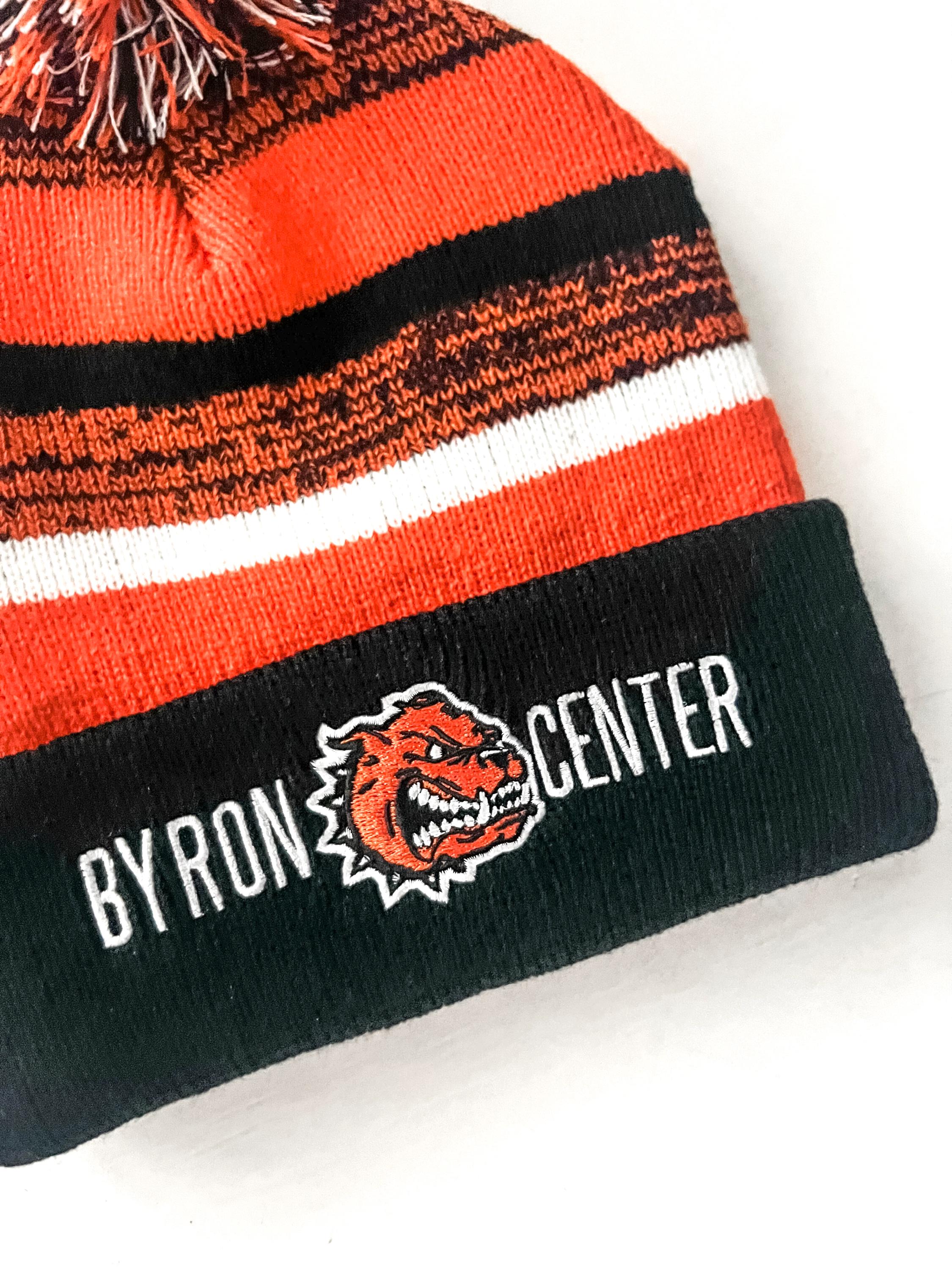 Orange Stripe Beanie