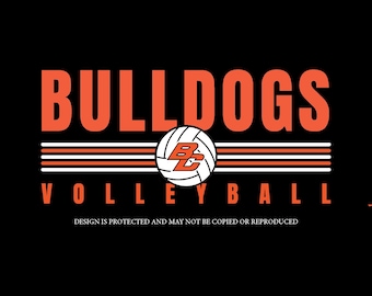 VOLLEYBALL • black garment options