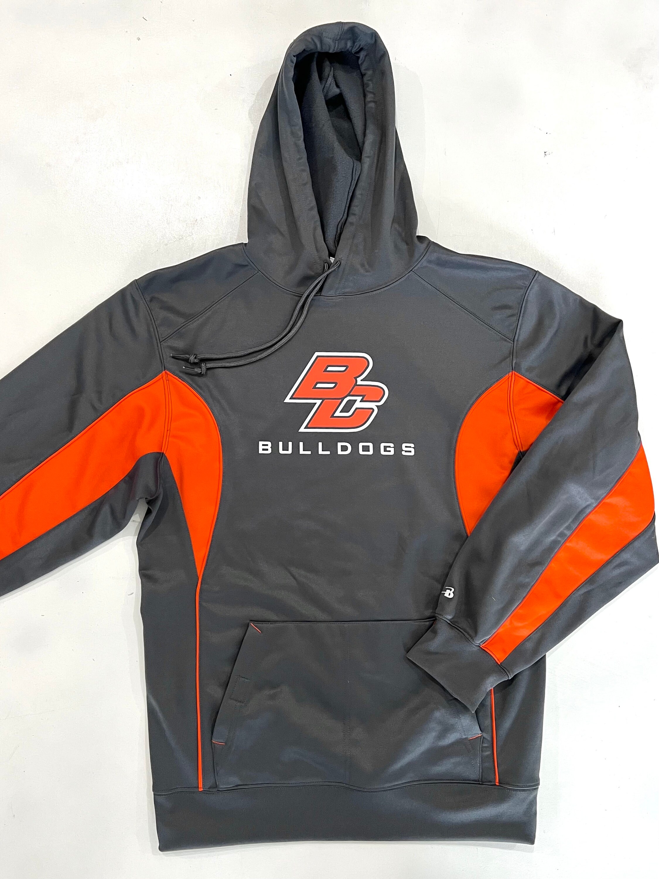 MENS Grey and Orange Logo Hoodie - XS Only - Etsy
