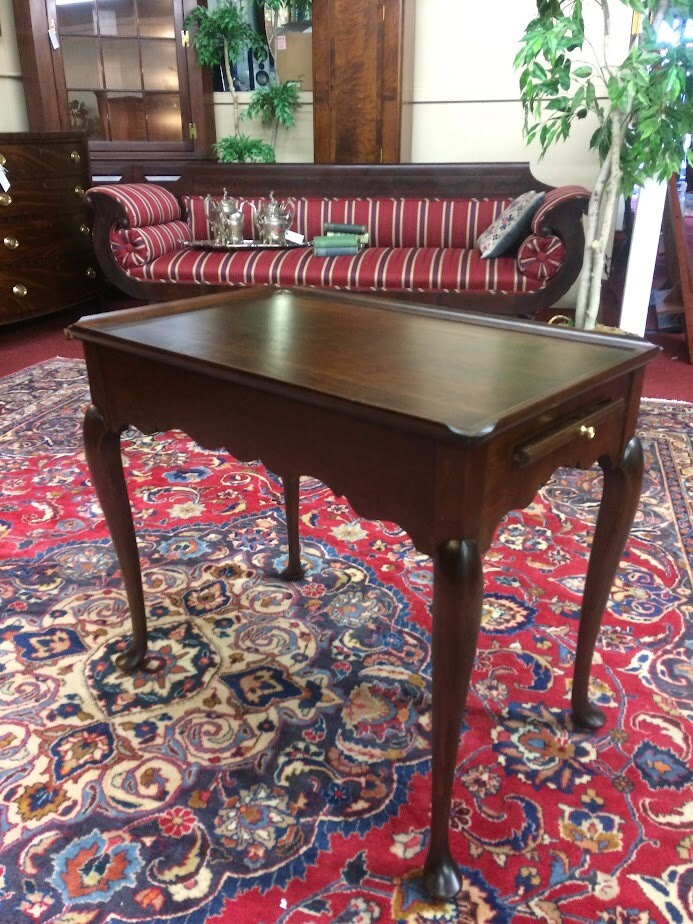 Vintage Statton Furniture Colonial Tea Table, Coffee Table, Solid ...