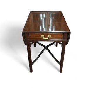 Vintage Councill Craftsmen Drop Side End Table: Formal Furniture