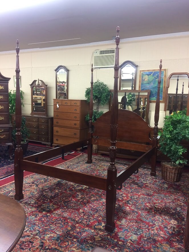 Vintage Poster Bed Craftique Furniture Full Size Bed Etsy