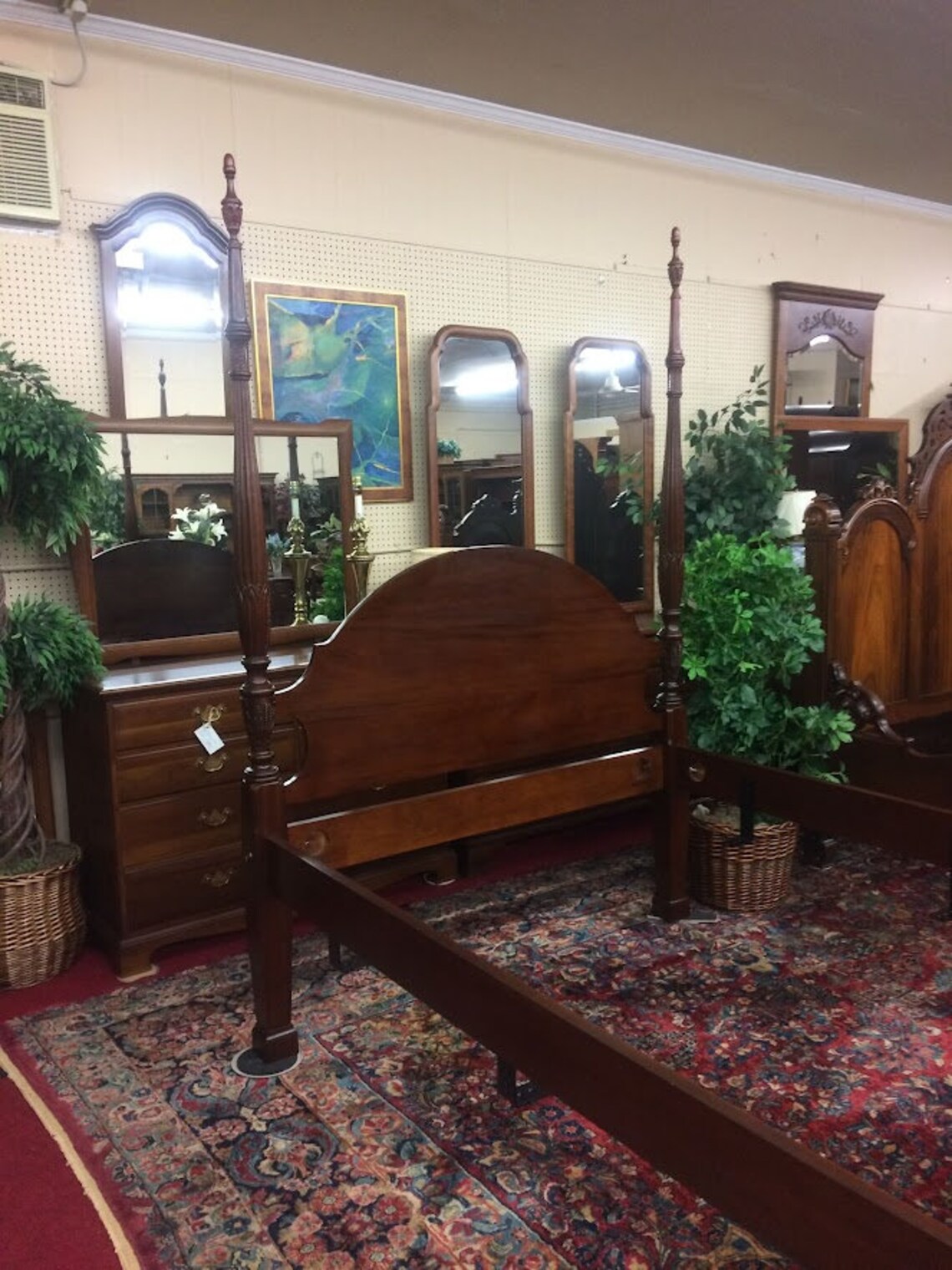 Vintage Poster Bed Craftique Furniture Full Size Bed Etsy