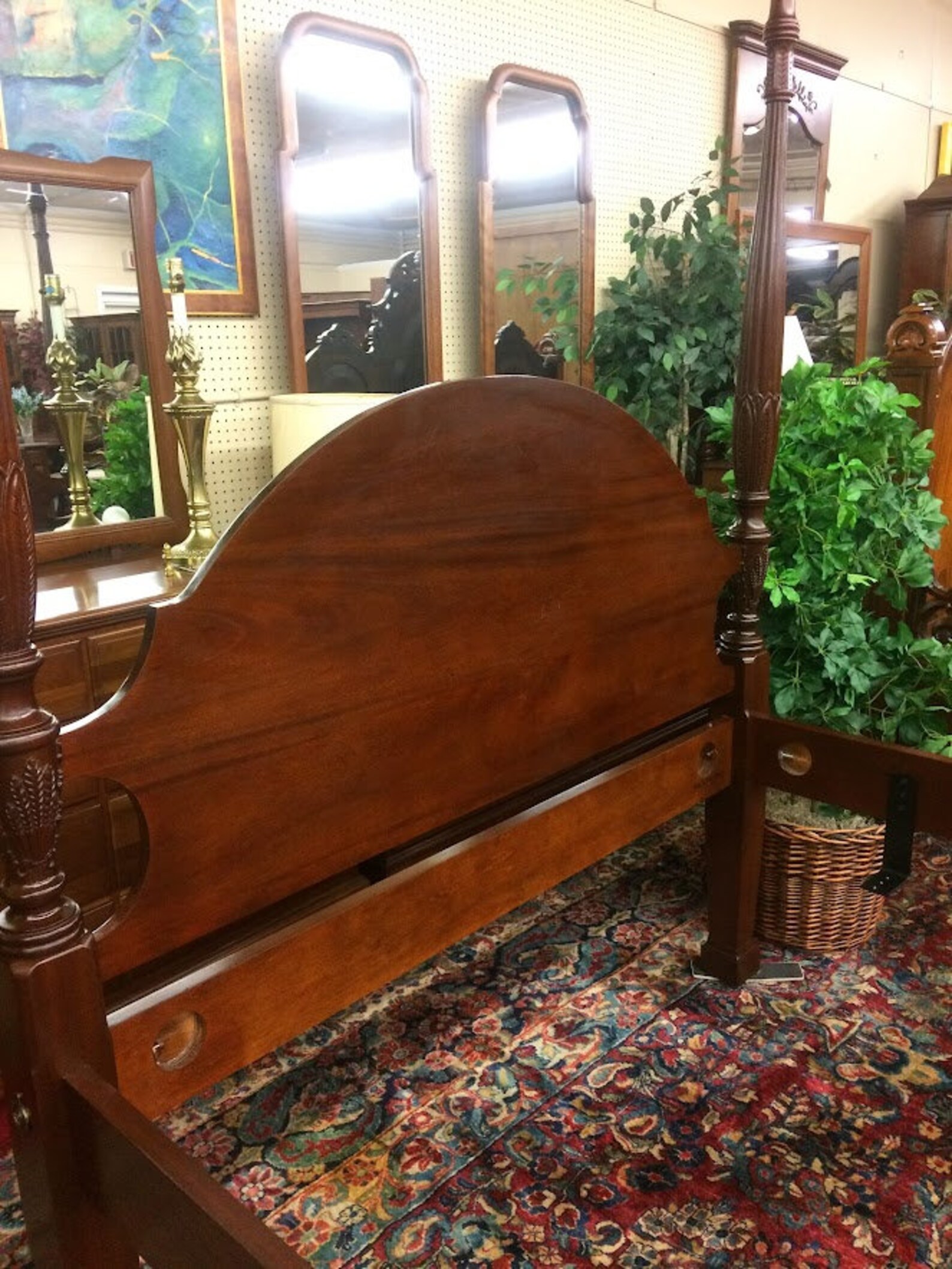 Vintage Poster Bed Craftique Furniture Full Size Bed Etsy