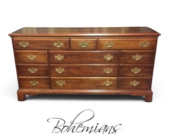 Vintage Statton Dresser, "Trutype" Cherry Dresser