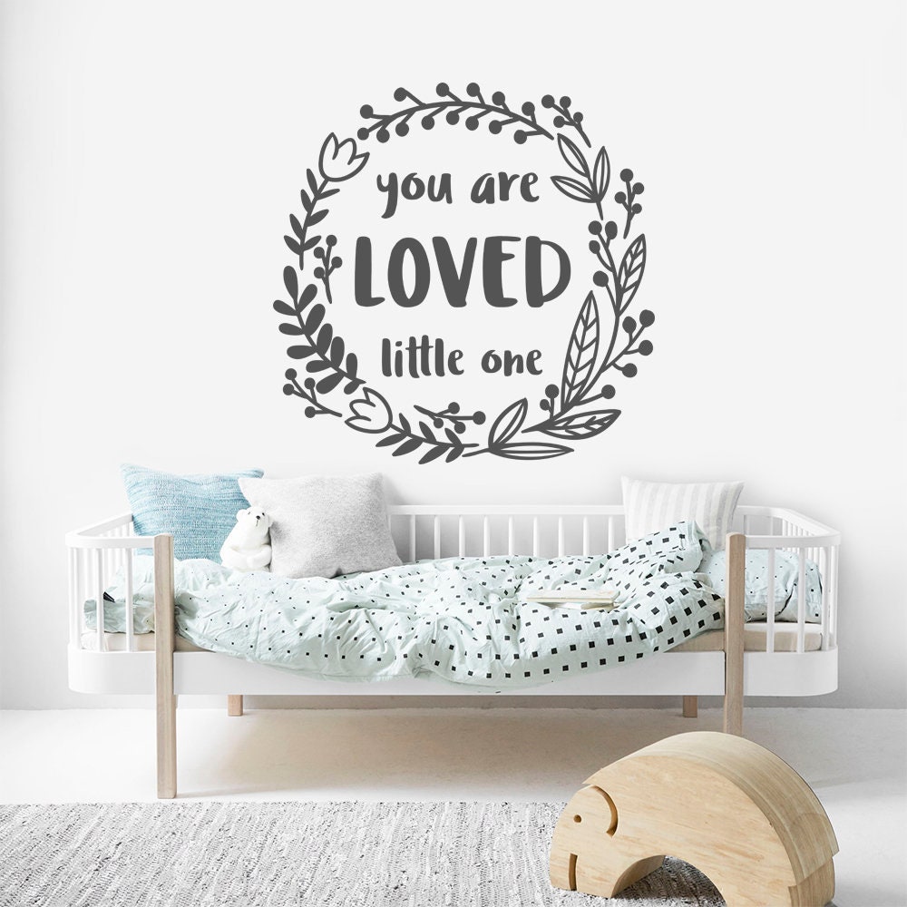 Nursery Decor Quote Wall Art Sticker Removable Vinyl Decal Etsy