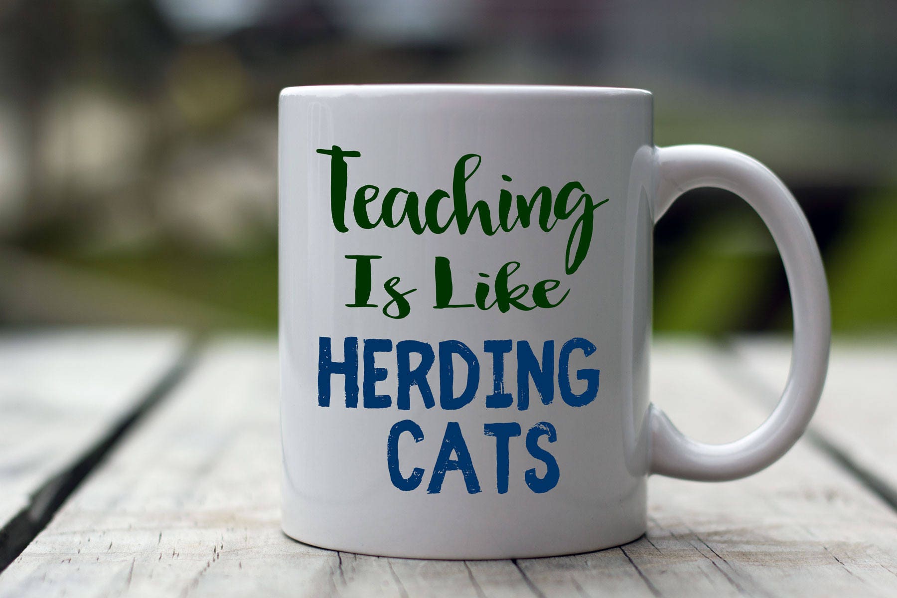 Teacher Funny Coffee Mug 11 or 15 Oz White Ceramic Etsy Hong Kong