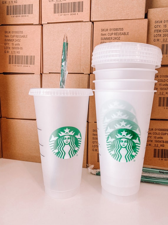 BULK 24oz Starbucks venti cold cups bulk Starbucks cups 100 cups