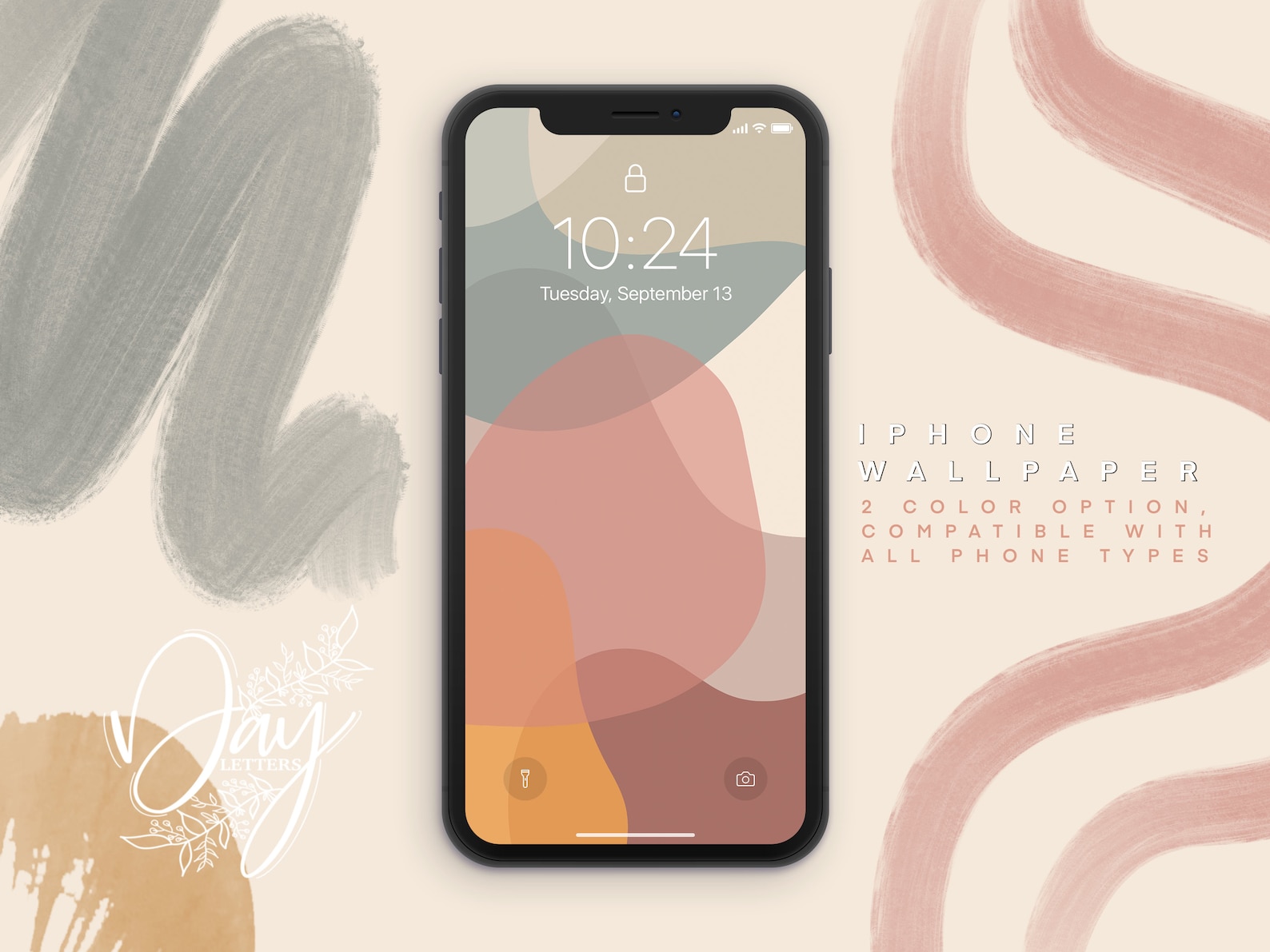 Iphone Wallpaper Lock Screen Wallpaper Ios 14 Minimalistic - Etsy