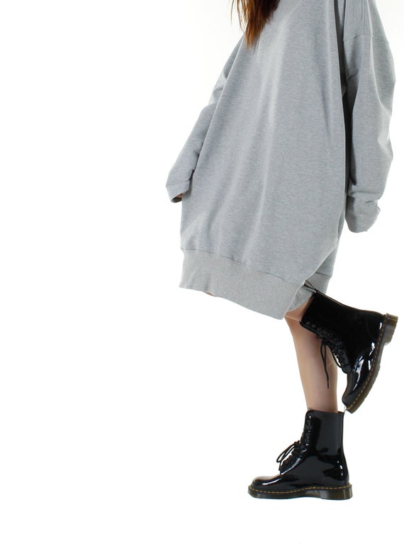 oversize sweatshirt dress