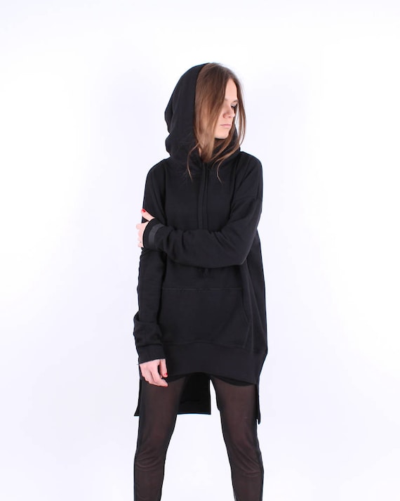 extra long hoodies plus size