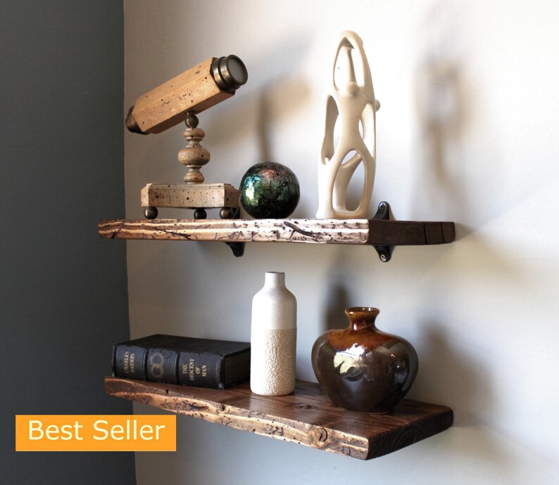 Deep 10 Or 12 Reclaimed Wood Shelves Floating Image 0
