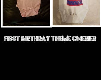 Birthday Theme Shirts and Onesies