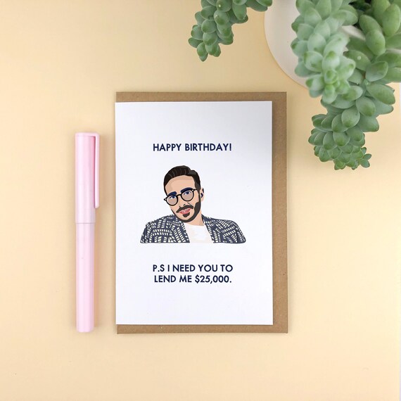 The Tinder Swindler A6 Birthday Card Simon Leviev Netflix Etsy