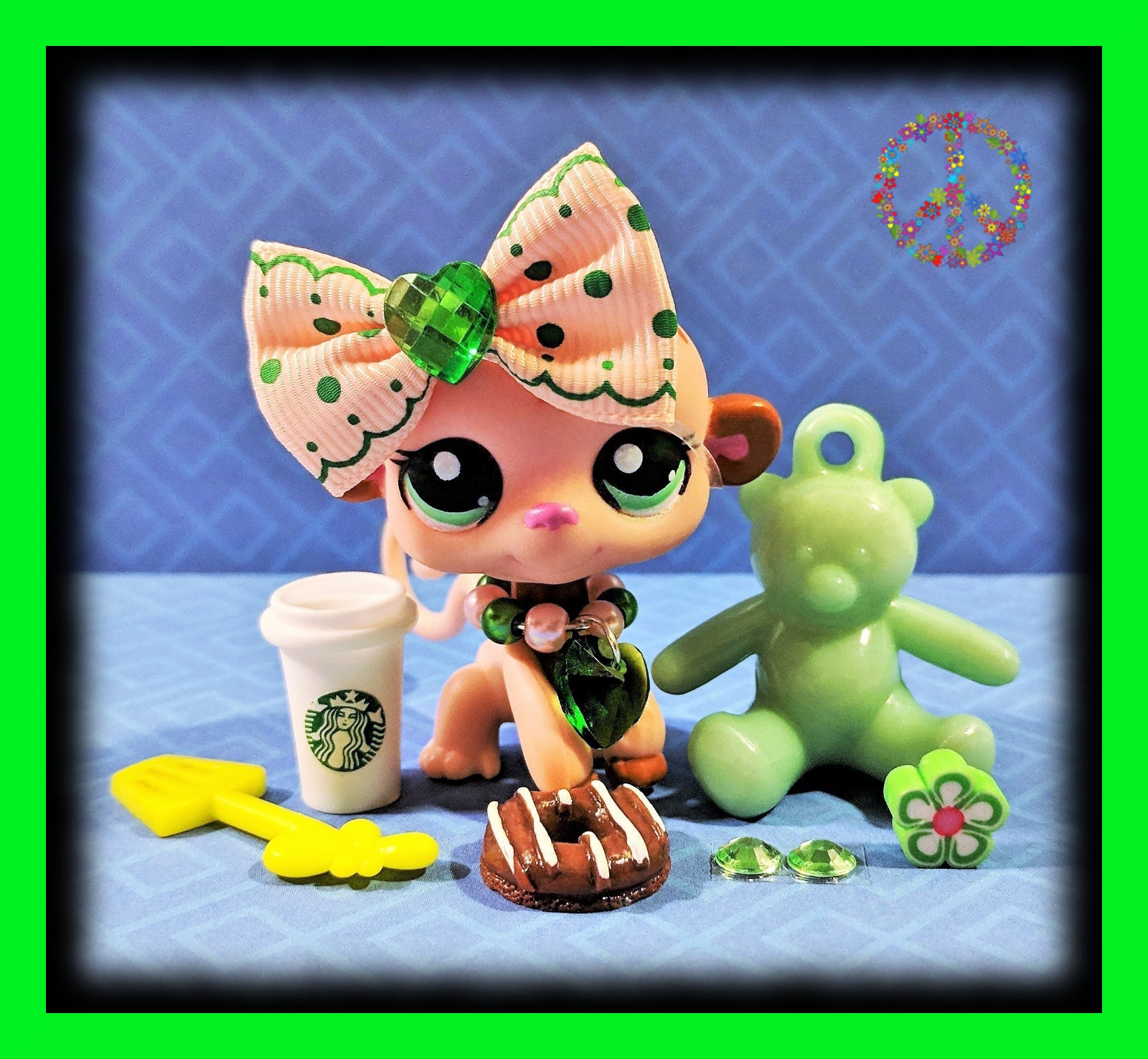 Littlest Pet Shop Rare Vintage LPS Glitter Monkey & Woodpecker Etsy