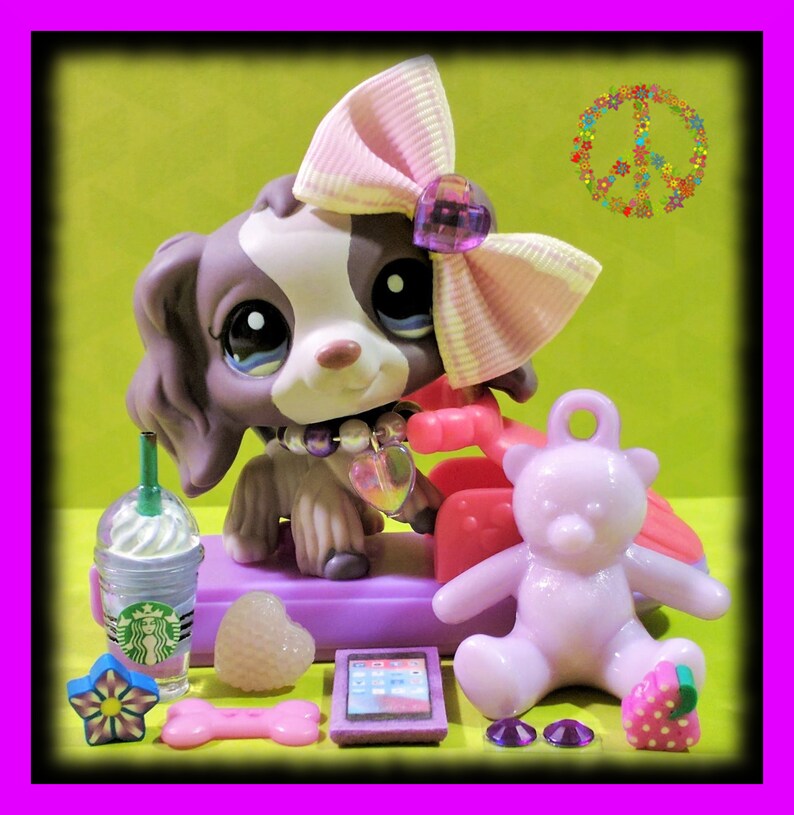 Littlest Pet Shop Rare Vintage LPS Cocker Spaniel Dogs Etsy UK
