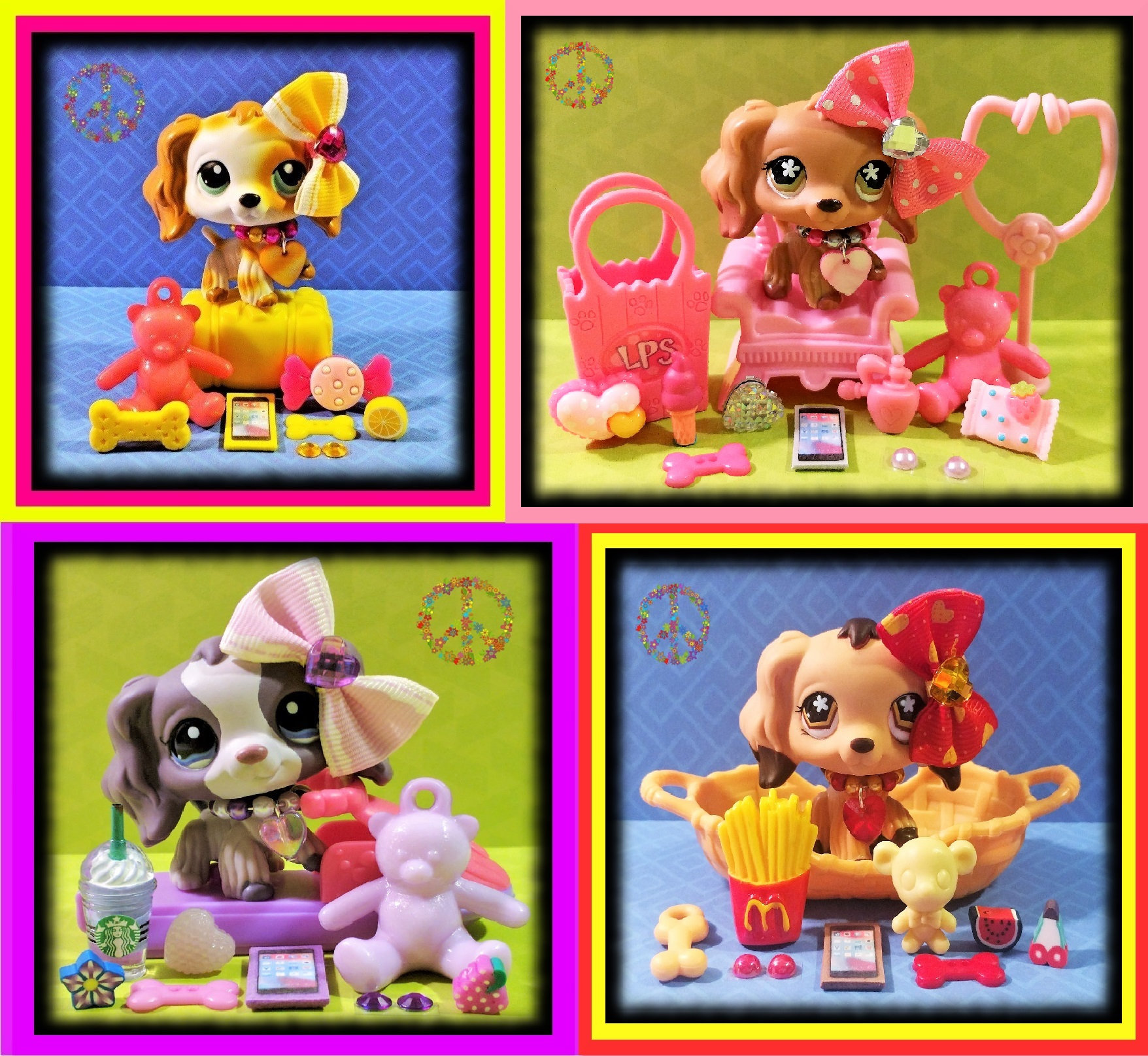 ✨🌺Lot 1 Littlest Petshop LPS 2 Maisons Accessoires + une