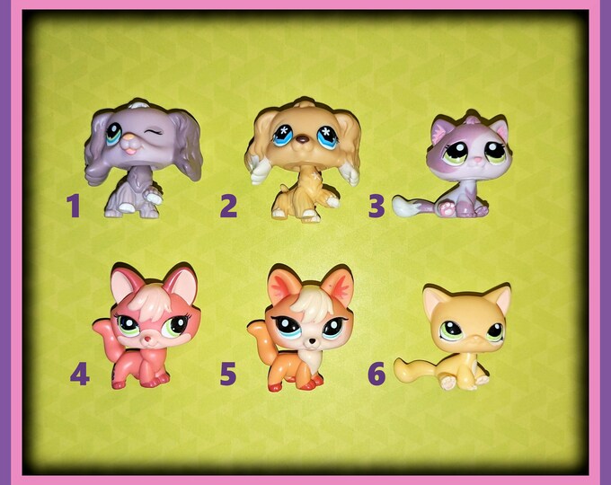 Littlest Pet Shop Vintage LPS YOU CHOOSE Cocker Spaniels 748 Foxes 1812
