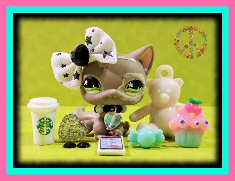 Littlest Pet Shop Rare Vintage LPS Shorthair Cat Accessories Etsy