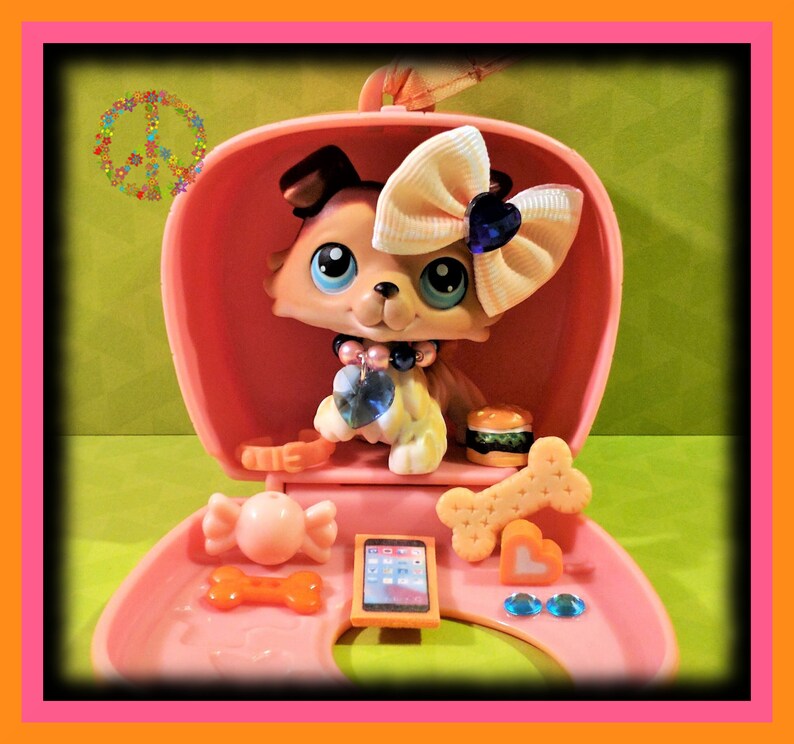 Littlest Pet Shop Rare Vintage LPS Collie Dogs Accessories Etsy