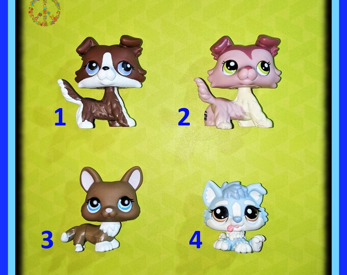 Littlest Pet Shop Very Rare Vintage LPS YOU CHOOSE Collie Husky
