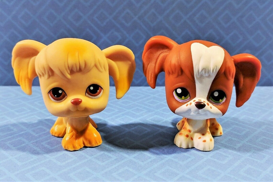 Littlest Pet Shop Rare Vintage LPS Cocker Spaniel Dogs Etsy