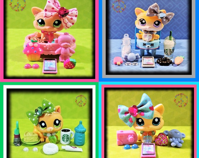 Littlest Pet Shop Rare Vintage LPS Baby Shorthair Tabby Etsy