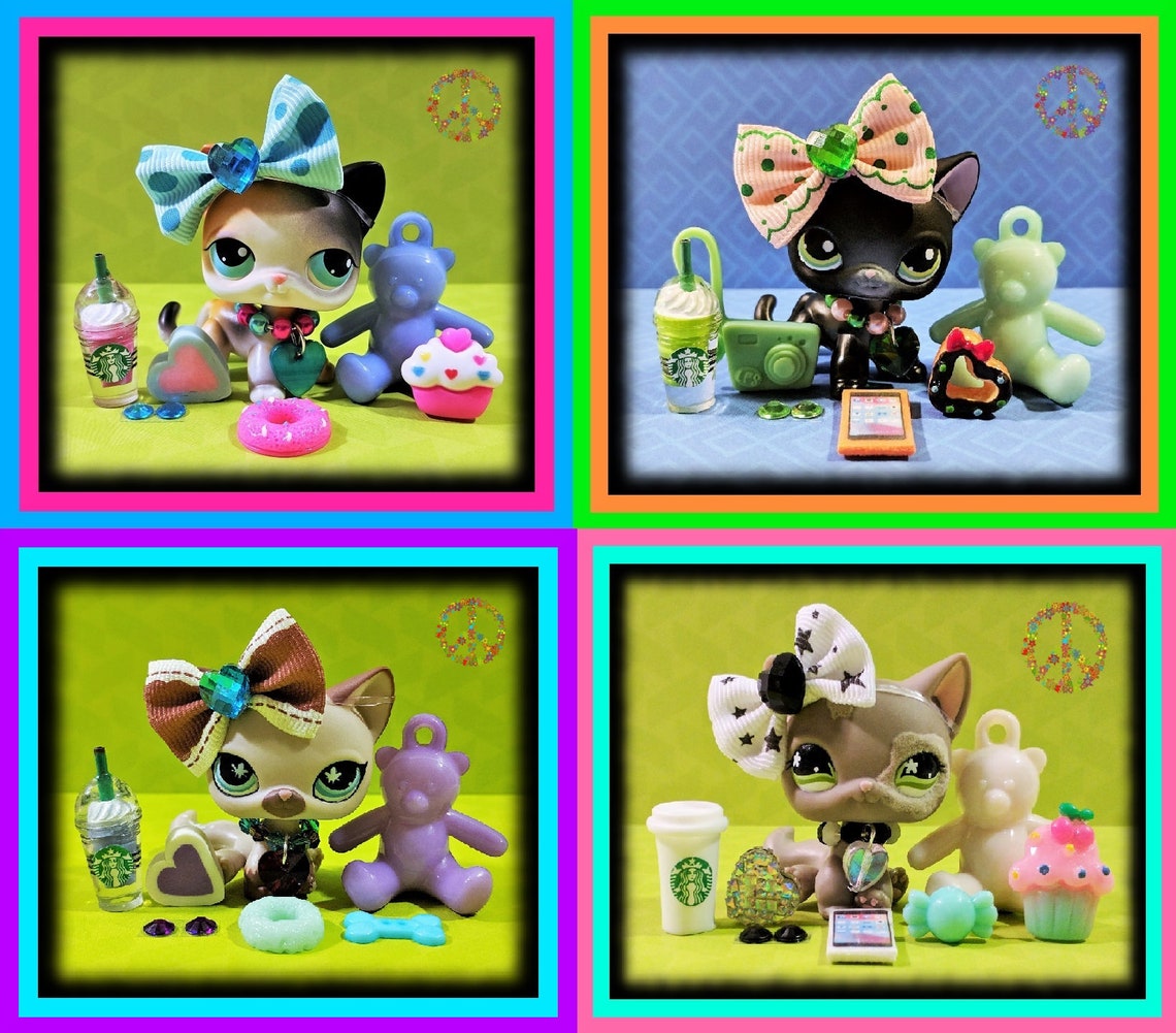 Littlest Pet Shop Rare Vintage LPS Shorthair Kitty Cats Etsy