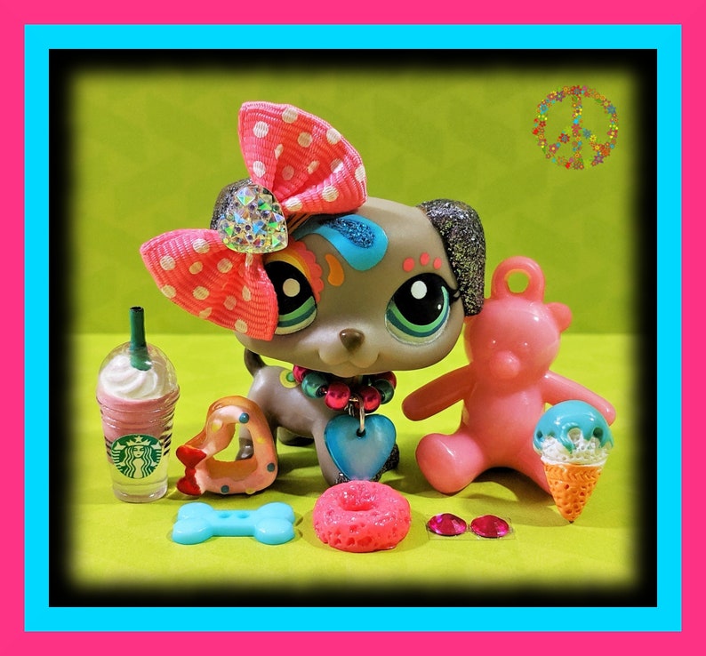 Littlest Pet Shop Rare Vintage LPS German Shepherd Bulldog Etsy