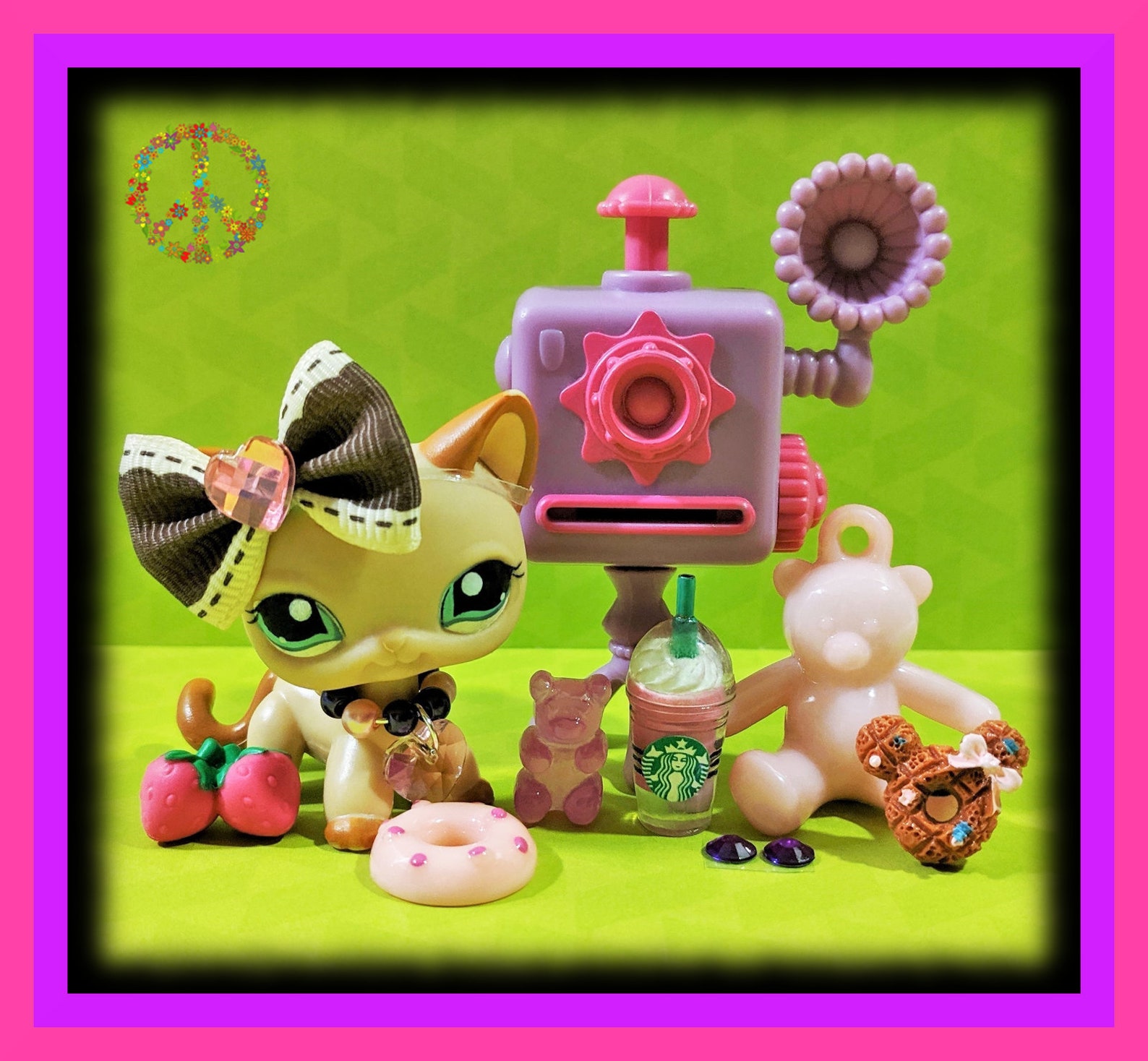 Littlest Pet Shop Rare Vintage LPS Shorthair Cat Accessories Etsy