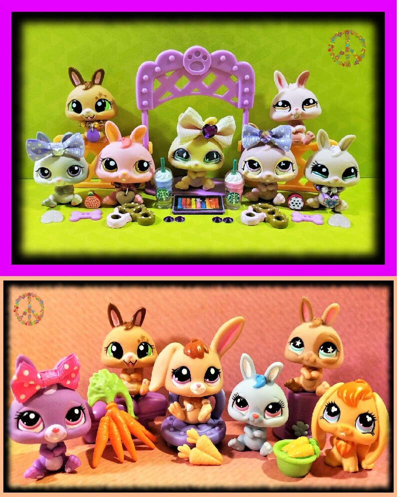 Figurine Littlest Pet Shop LPS 1107 – Lapin – Rare