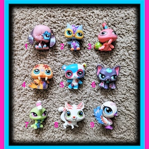 Littlest Pet Shop ~ Vintage LPS ~U CHOOSE~ Gen 2/3/4 ~Extreme Pets Grooviest MOD Punkiest Shimmer~ Dog Cat Bat Owl++ w Starbucks & Gift Bag!