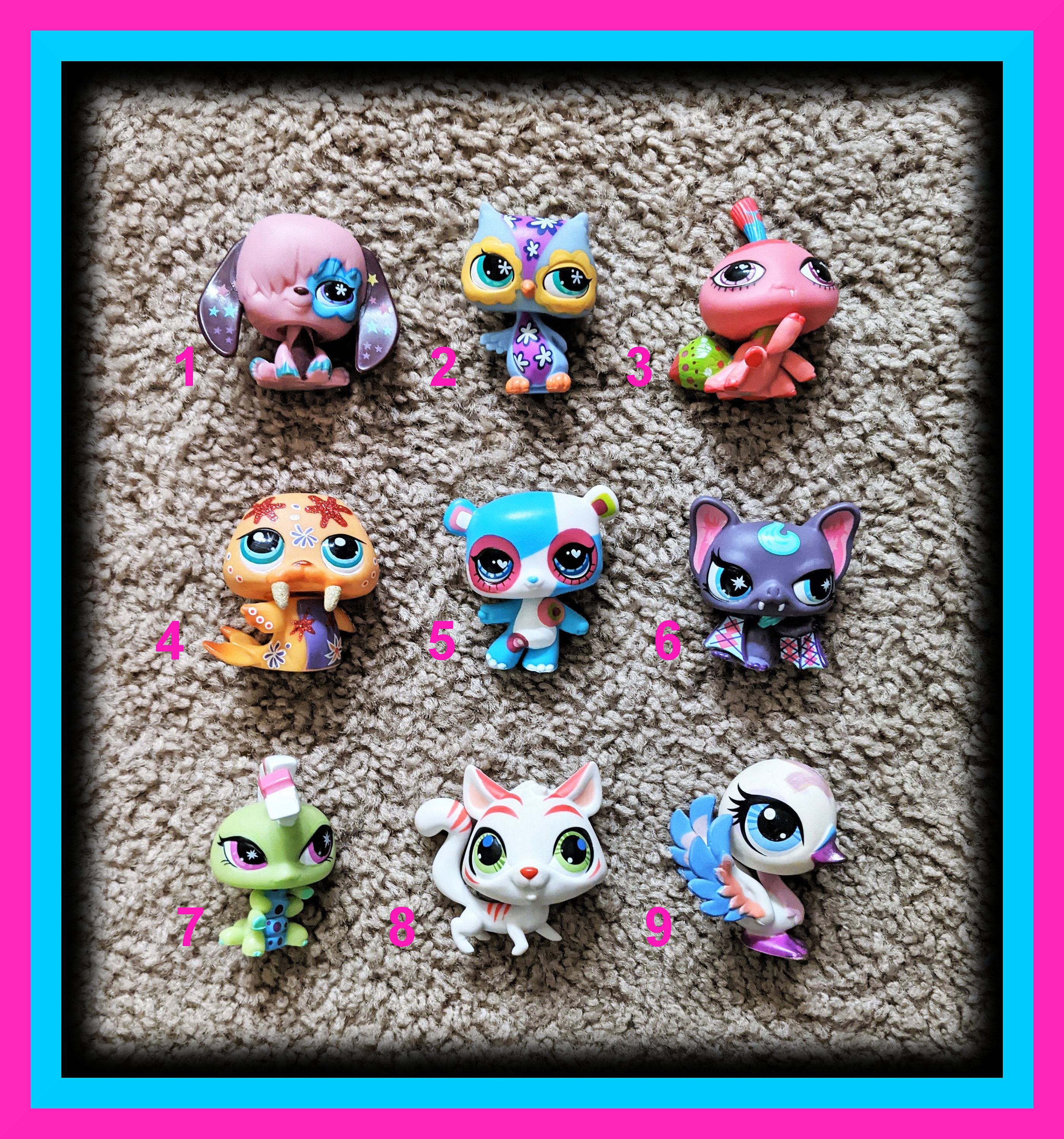 LPS Littlest Pet Shop Figure Pick Your Own Pick A Pet Cats Dogs Birds  Beaver Owl Bunnies 