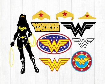 Download Wonder woman svg | Etsy