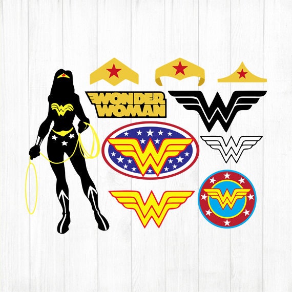 Download INSTANT DOWNLOAD Superhero Wonder Woman Svg Superhero | Etsy