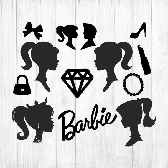 Download INSTANT DOWNLOAD Barbie Silhouette Barbie Svg Barbie | Etsy