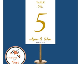 Personalized Wedding Table Numbers, For Wedding Tables,Table Number Ideas, Table Numbers Printed, Engagement Cards